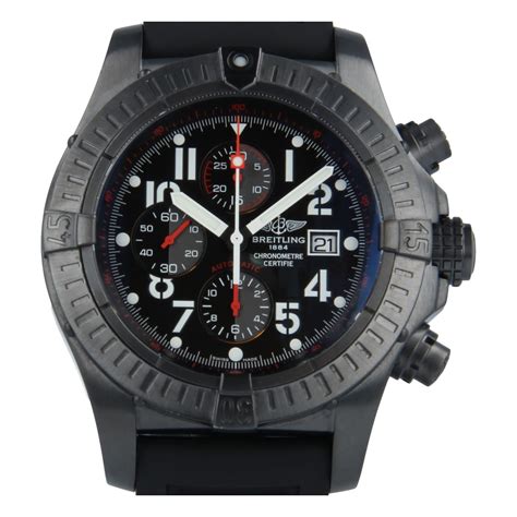 breitling super avenger black steel limited edition|Breitling super avenger price list.